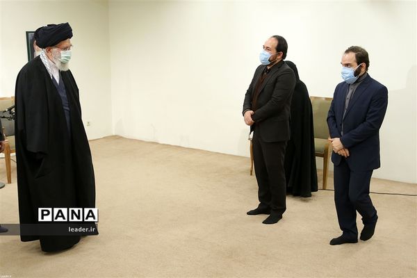 دیدار خانواده دانشمند شهید محسن فخری‌زاده با رهبر معظم  انقلاب