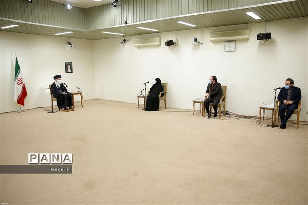 دیدار خانواده دانشمند شهید محسن فخری‌زاده با رهبر معظم  انقلاب