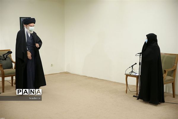 دیدار خانواده دانشمند شهید محسن فخری‌زاده با رهبر معظم  انقلاب