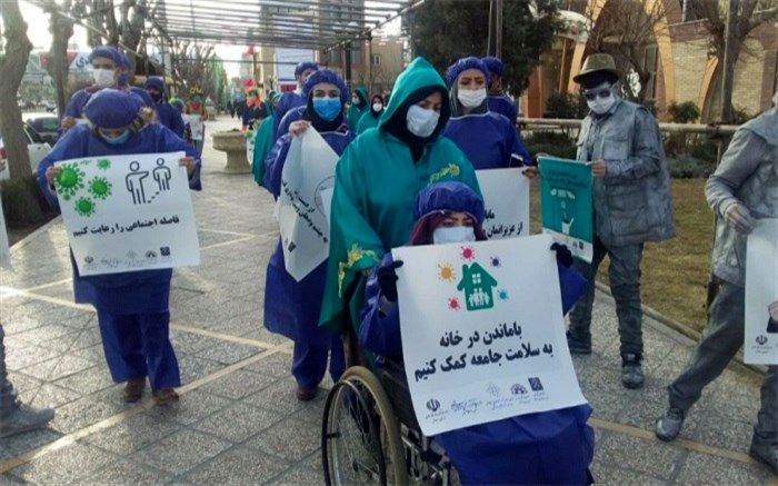 برگزاری مانور مقابله با کرونا در اسلامشهر