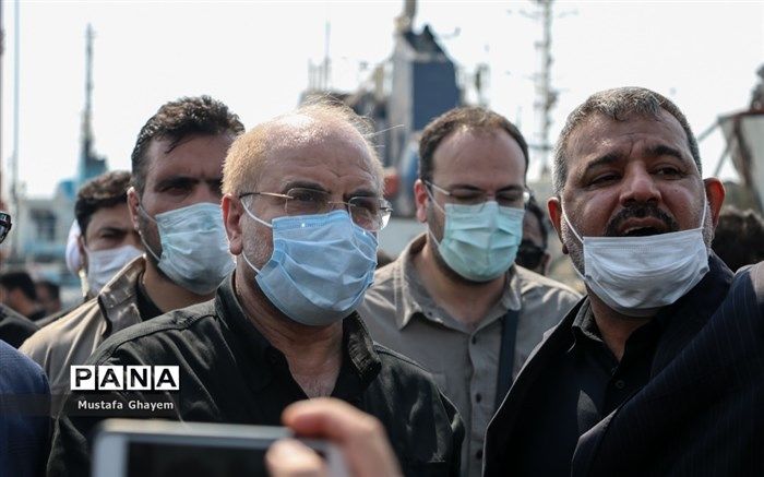 قالیباف از شهرک صنعتی شمس‌آباد بازدید کرد