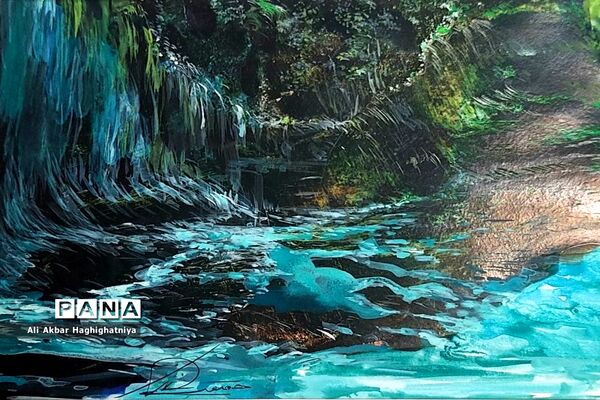 نمایشگاه نقاشی فرهنگی بازنشسته اهل شیراز