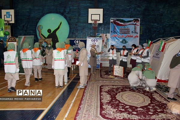 نواخته شدن زنگ و مانور تشکیلاتی یاوران انقلاب در کرمانشاه