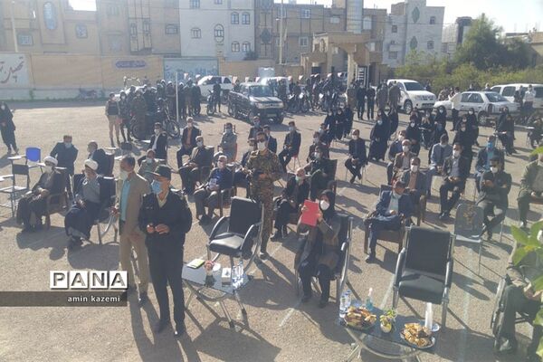 نواختن زنگ انقلاب شهرستان داراب