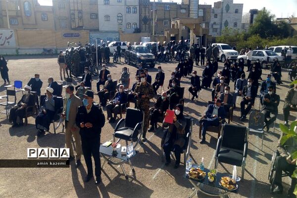نواختن زنگ انقلاب شهرستان داراب