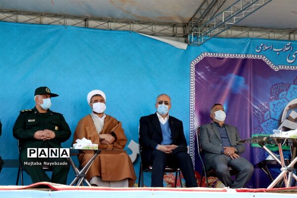 مراسم گلبانگ انقلاب در میدان شهدای  مشهد