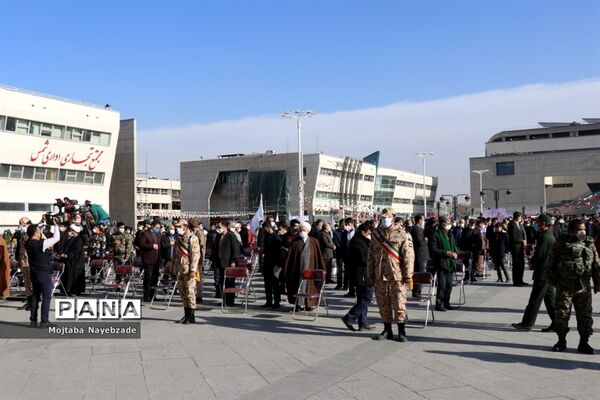مراسم گلبانگ انقلاب در میدان شهدای  مشهد
