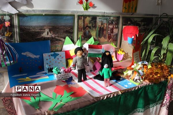 آیین نواختن زنگ انقلاب در مدرسه شهید طنانی خیرآباد