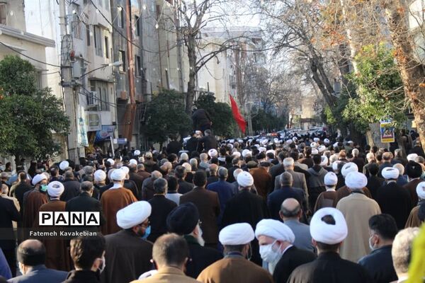 تشییع پیکر شیخ عبدالله نظری خادم‌الشریعه