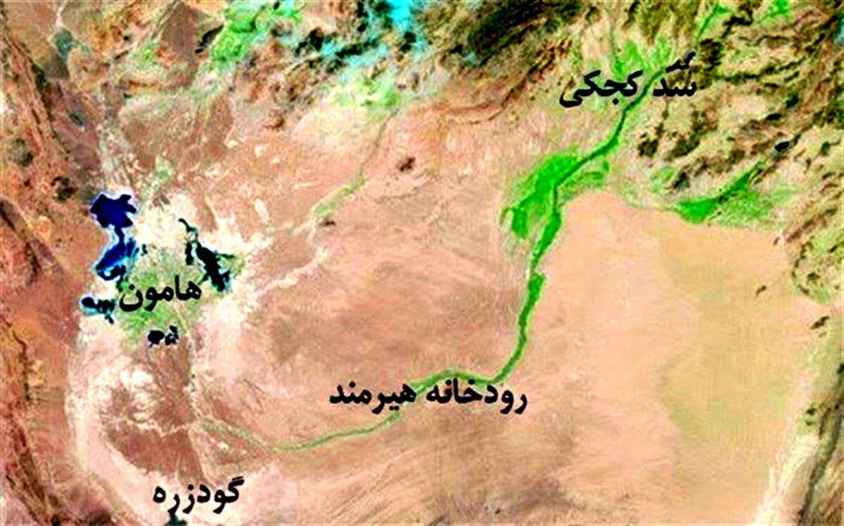 نقشه‌ حوضه آبریز رودخانه هیرمند به روزرسانی می‌شود