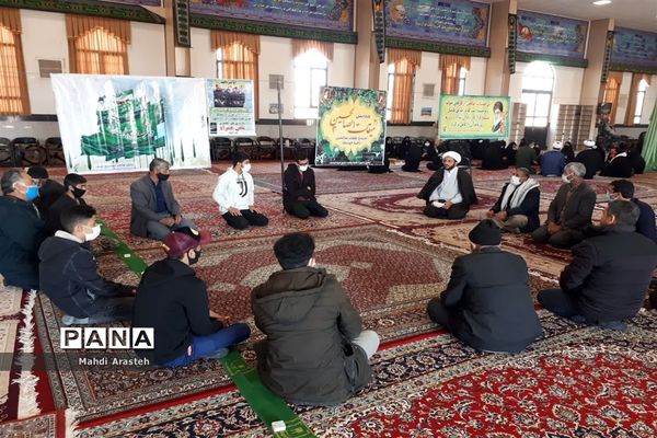 اجتماع میقات الصالحین در هیئت حسینی شهرستان خوسف استان خراسان جنوبی