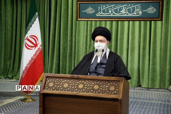 نشست تصویری رهبر انقلاب اسلامی با جمعی از مداحان به‌مناسبت سالروز ولادت حضرت زهرا(س)