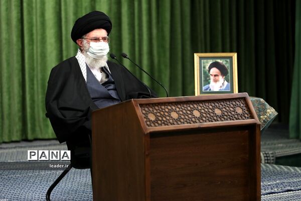 نشست تصویری رهبر انقلاب اسلامی با جمعی از مداحان به‌مناسبت سالروز ولادت حضرت زهرا(س)