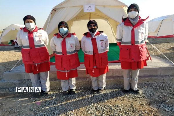 مانور استانی اسکان اضطراری باحضور تیم‌های عملیاتی هلال‌احمر رباط‌کریم