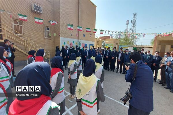 افتتاح چند مدرسه در شهرستان حمیدیه به مناسبت دهه فجر