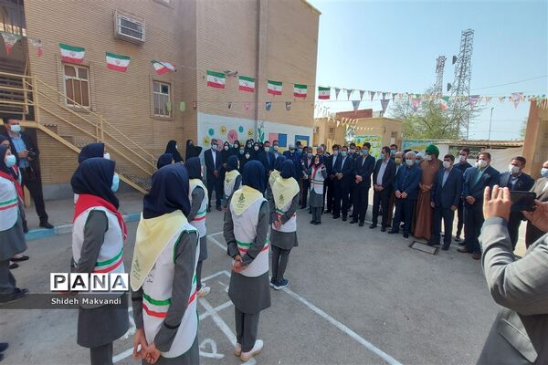 افتتاح چند مدرسه در شهرستان حمیدیه به مناسبت دهه فجر