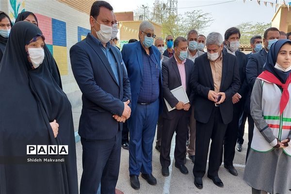 افتتاح چند مدرسه در شهرستان حمیدیه به مناسبت دهه فجر