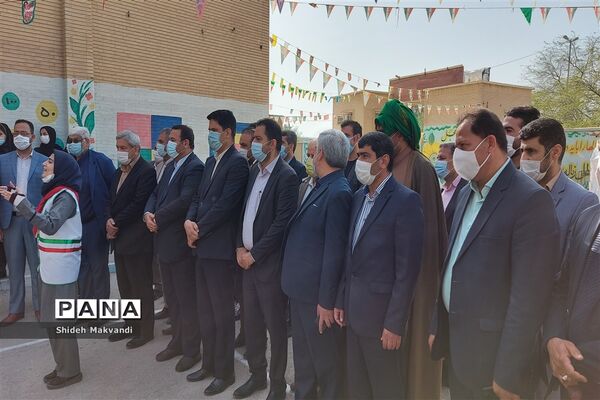 افتتاح چند مدرسه در شهرستان حمیدیه به مناسبت دهه فجر
