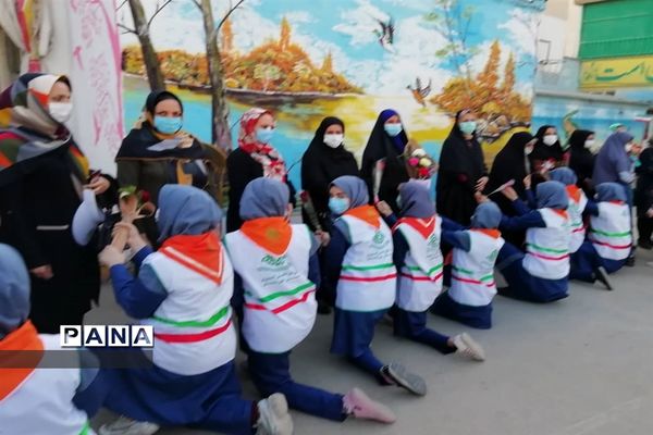 آیین گرامیداشت ولادت حضرت زهرا (س) در دبیرستان تشکیلاتی پاینده اهواز