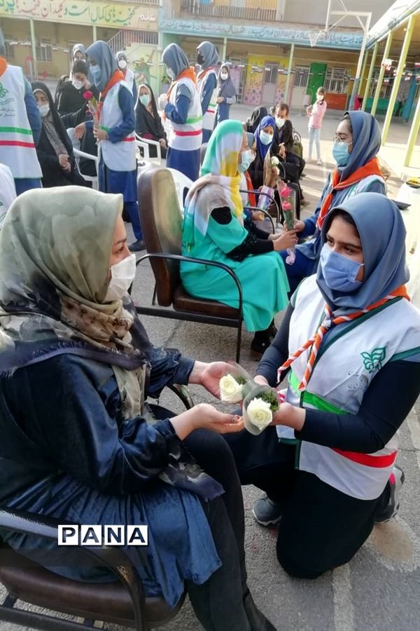 آیین گرامیداشت ولادت حضرت زهرا (س) در دبیرستان تشکیلاتی پاینده اهواز