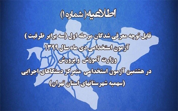 مدارک لازم برای تشکیل پرونده استخدامی پذیرفته شدگان آزمون متمرکز 99 اعلام شد