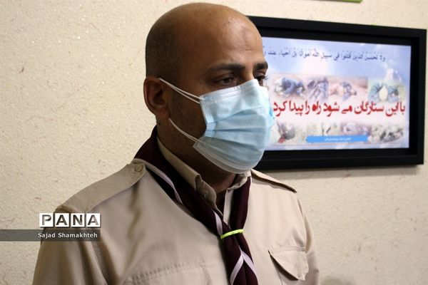 دیدار مسئول و تعدادی از مربیان  سازمان دانش آموزی شاوور با مدیر سازمان دانش آموزی خوزستان