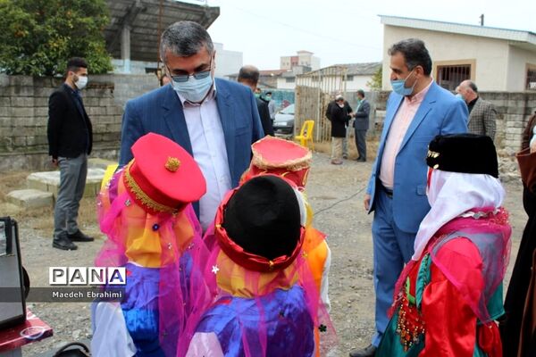 کلنگ‌زنی هنرستان دخترانه کاردانش در محمودآباد