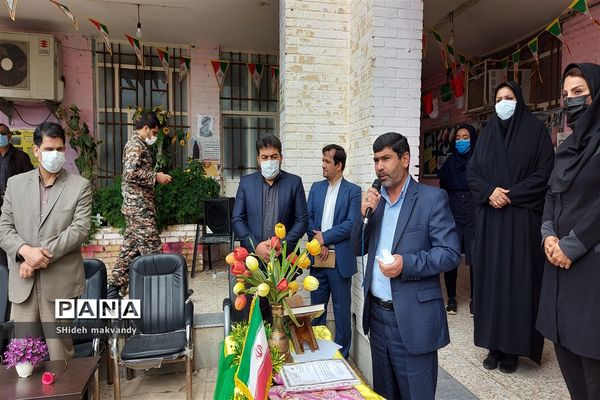 برگزاری نمایشگاه حجاب وعفاف  وهنرهای دستی درهنرستان طوبی شهرستان حمیدیه