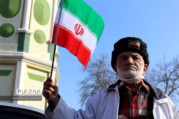 راهپیمایی خودرویی ۲۲ بهمن در ساری