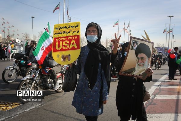 راهپیمایی یوم الله ۲۲ بهمن در تهران- ۲