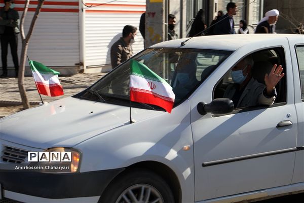 خلق حماسه‌ای ماندگار با رژه خودرویی در تایباد