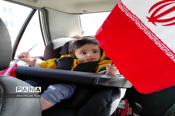 حضور پرشور مردم زاهدان در راهپیمایی خودرویی 22 بهمن