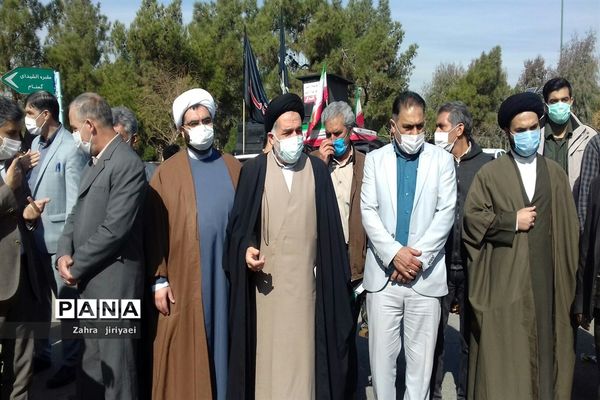 مراسم ۲۲ بهمن به صورت خودرویی و موتوری در خاورشهر