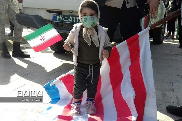 مراسم ۲۲ بهمن به صورت خودرویی و موتوری در خاورشهر