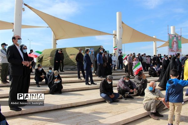 راهپیمایی 22 بهمن 99 در بوشهر