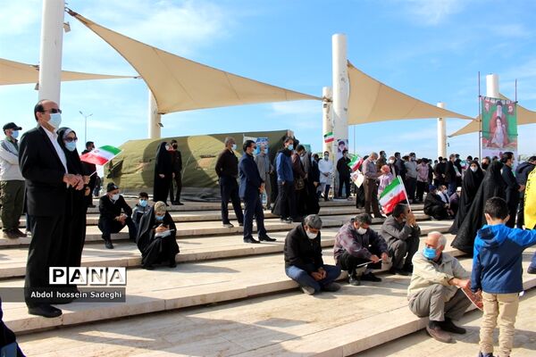 راهپیمایی 22 بهمن 99 در بوشهر