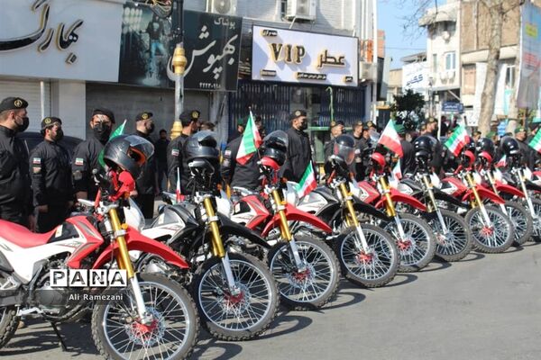 راهپیمایی خودرویی ۲۲ بهمن در قائمشهر