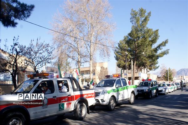 راهپیمایی 22 بهمن در شهرستان کاشمر