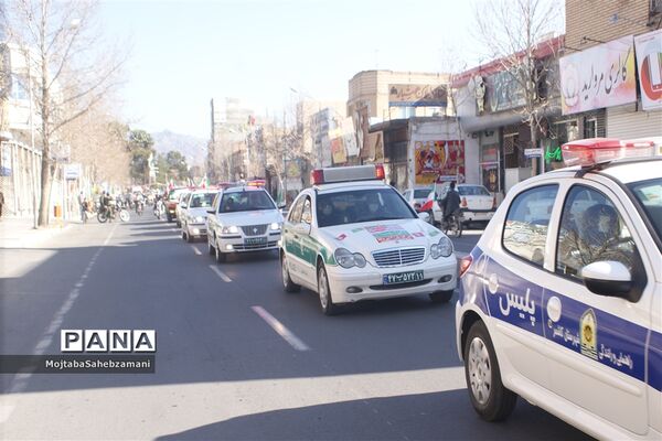راهپیمایی 22 بهمن در شهرستان کاشمر