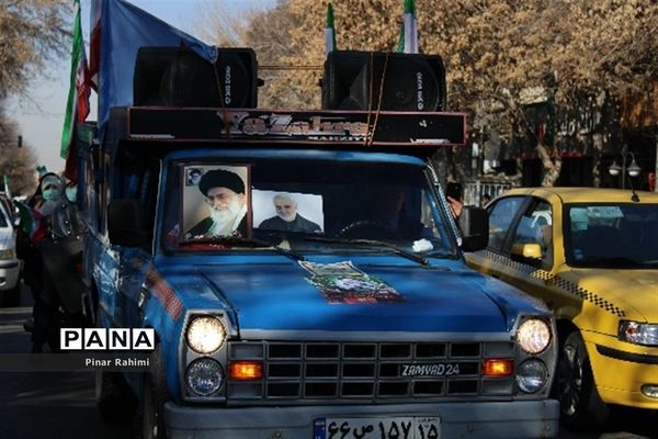 برگزاری رژه موتوری و خودرویی  در تبریز