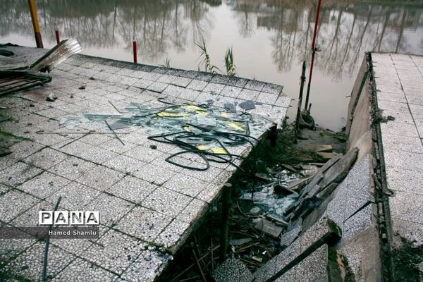 تخریب اسکله‌های بابلرود