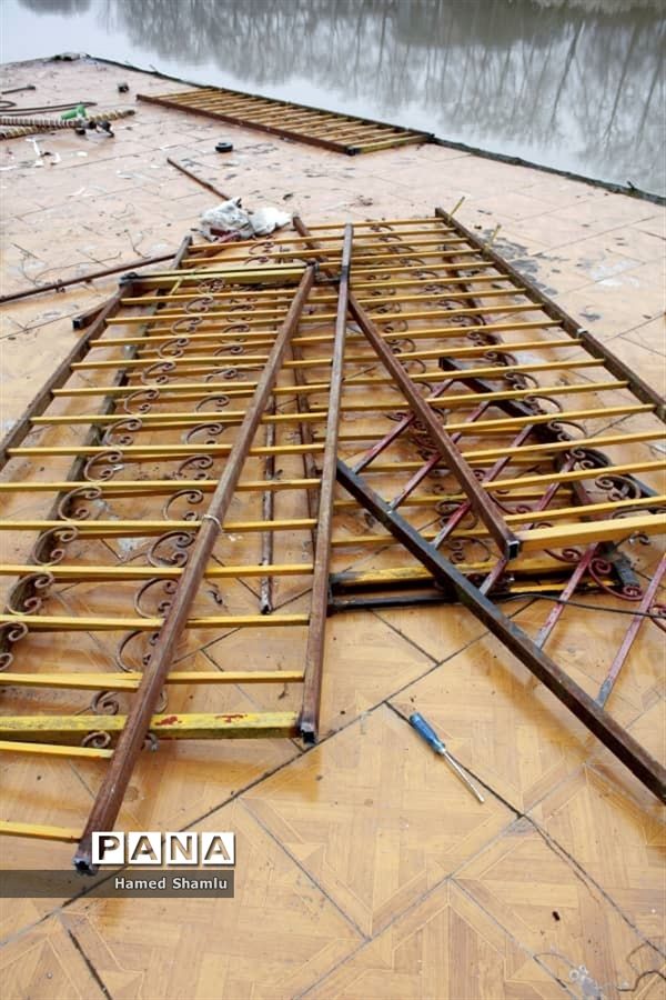 تخریب اسکله‌های بابلرود