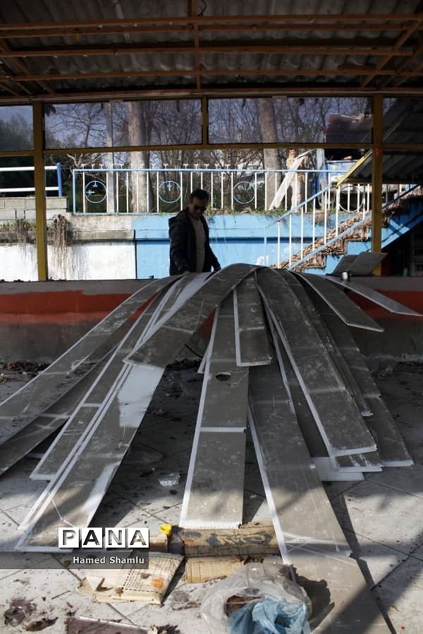 تخریب اسکله‌های بابلرود