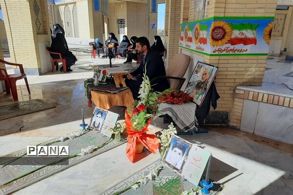 یادواره شهیدعبدالرحمن آدمی درگلزار شهدای ابرکوه