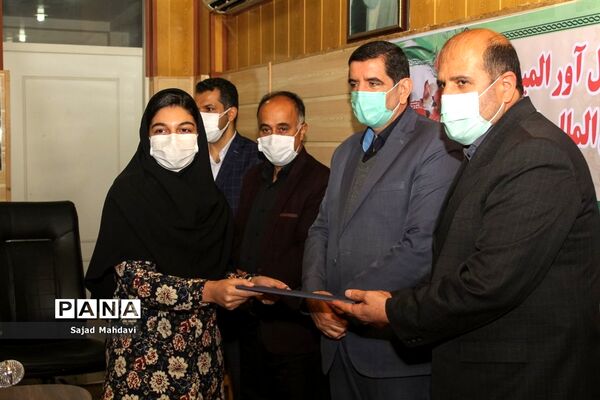 آیین تجلیل از مدال‌آوران المپیاد جهانی دانش‌آموزی