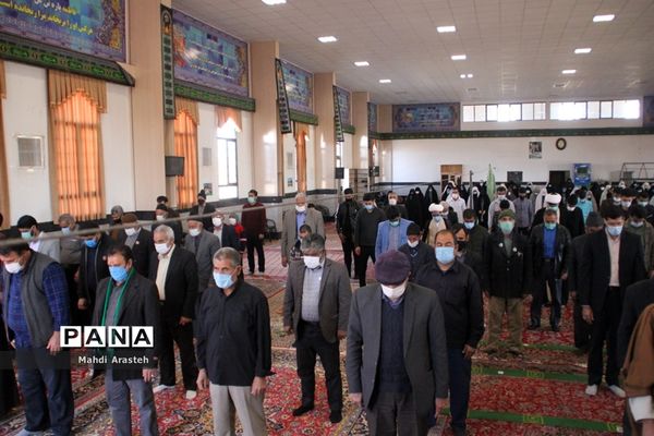 برگزاری سی وسومین نمازجمعه سال1399درشهرستان خوسف