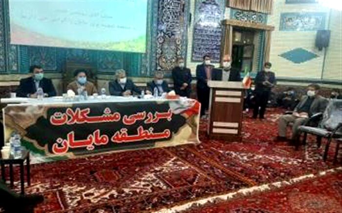 جلسه بررسی مسائل ومشکلات منطقه مایان تبریزبرگزارشد