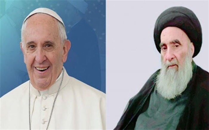 اعلام محورهای دیدار پاپ با آیت‌الله سیستانی