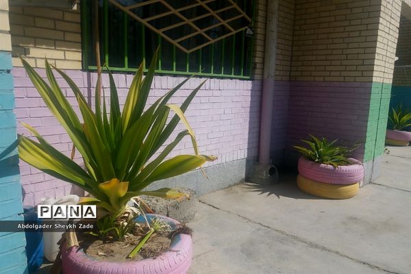 پرورش خلاقیت دانش‌آموزان در کنار پرورش گل و گیاه در چابهار