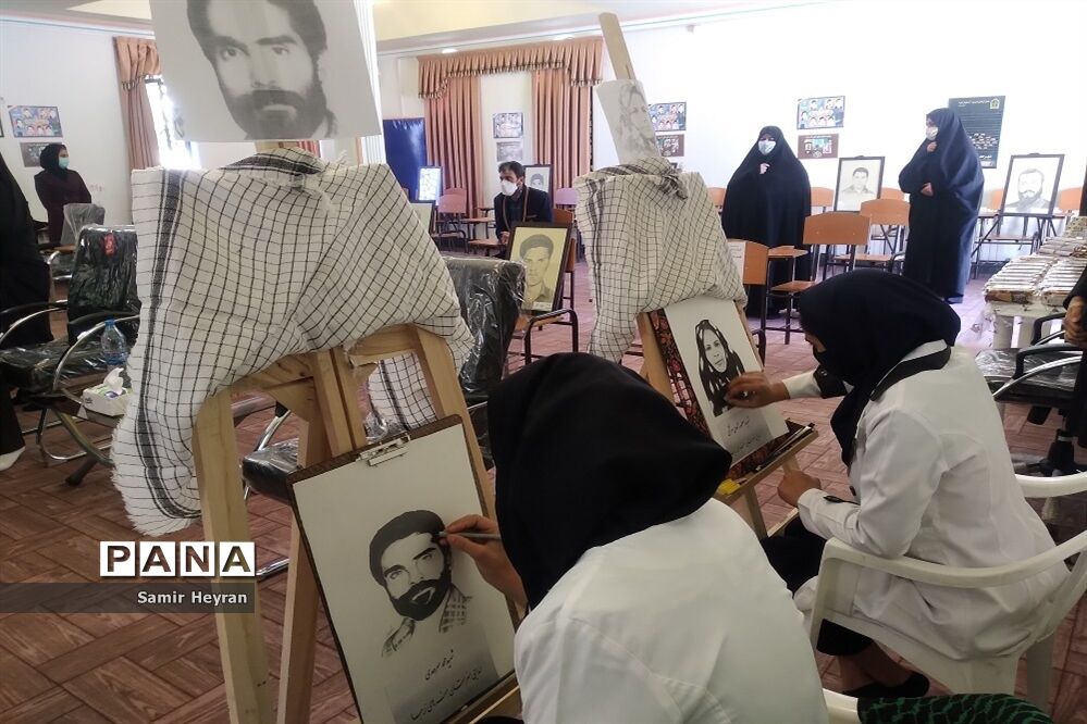 برگزاری یادواره شهدا درهنرستان هنرهای زیبای شهرستان بیرجند